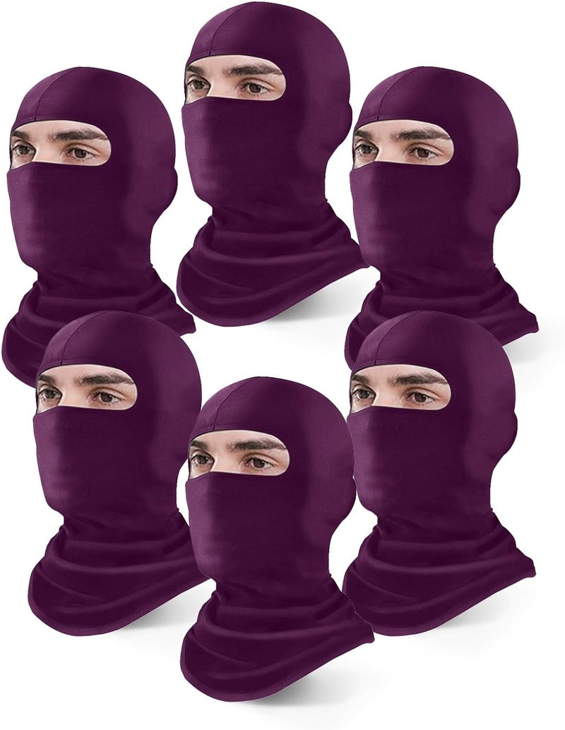 Xeoxarel 6 Pack Balaclava Ski Mask for Men/Women, Full Face Cover - Image 1